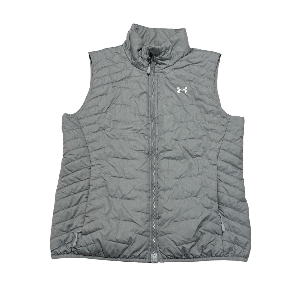 Under Armour Men's Zip Up Puffer Vest Quilted Size Medium 19 x 24